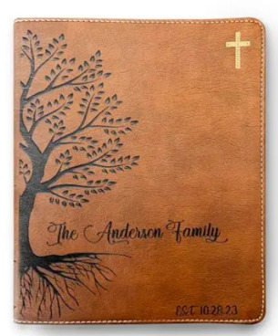 Custom Engraved Bible picture