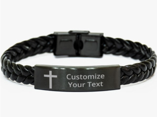 Engraved Cross Bracelets picture