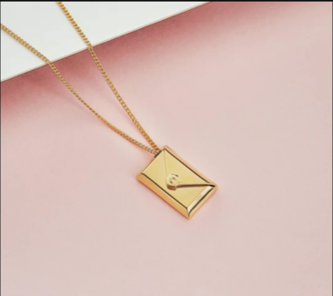 a stylich and elegant Gold-plated capsule jewelry necklace from Unique Gifts Only